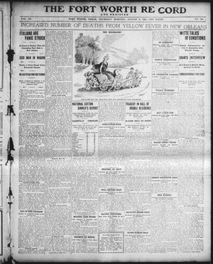 The Fort Worth Record and Register (Fort Worth, Tex.), Vol. 9, No. 292, Ed. 1 Thursday, August 3, 1905