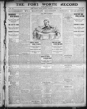 The Fort Worth Record and Register (Fort Worth, Tex.), Vol. 9, No. 296, Ed. 1 Monday, August 7, 1905