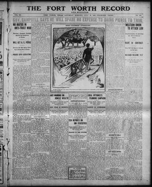 Primary view of object titled 'The Fort Worth Record and Register (Fort Worth, Tex.), Vol. 11, No. 285, Ed. 1 Saturday, July 27, 1907'.