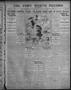 Thumbnail image of item number 1 in: 'The Fort Worth Record and Register (Fort Worth, Tex.), Vol. 12, No. 119, Ed. 1 Wednesday, February 12, 1908'.