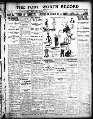 The Fort Worth Record and Register (Fort Worth, Tex.), Vol. 13, No. 136, Ed. 1 Sunday, February 28, 1909