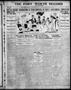 Thumbnail image of item number 1 in: 'The Fort Worth Record and Register (Fort Worth, Tex.), Vol. 13, No. 153, Ed. 1 Wednesday, March 17, 1909'.