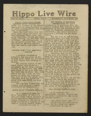 Hippo Live Wire (Hutto, Tex.), Vol. 2, No. 7, Ed. 1 Friday, November 11, 1938