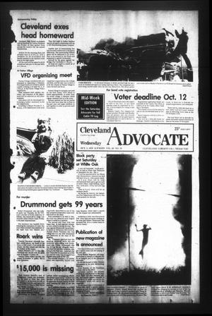 Primary view of object titled 'Cleveland Advocate (Cleveland, Tex.), Vol. 60, No. 79, Ed. 1 Wednesday, October 3, 1979'.