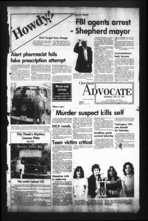 Primary view of object titled 'Cleveland Advocate (Cleveland, Tex.), Vol. 60, No. 86, Ed. 1 Saturday, October 27, 1979'.