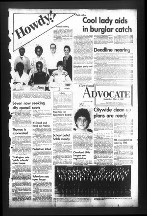 Primary view of object titled 'Cleveland Advocate (Cleveland, Tex.), Vol. 61, No. 18, Ed. 1 Saturday, March 1, 1980'.