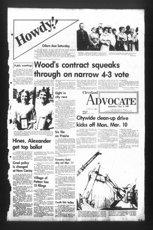Primary view of object titled 'Cleveland Advocate (Cleveland, Tex.), Vol. 61, No. 20, Ed. 1 Saturday, March 8, 1980'.