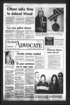 Cleveland Advocate (Cleveland, Tex.), Vol. 61, No. 95, Ed. 1 Wednesday, November 26, 1980