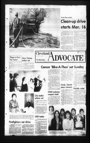 Cleveland Advocate (Cleveland, Tex.), Vol. 62, No. 21, Ed. 1 Wednesday, March 11, 1981