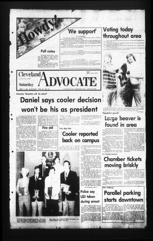 Primary view of object titled 'Cleveland Advocate (Cleveland, Tex.), Vol. 62, No. 28, Ed. 1 Saturday, April 4, 1981'.