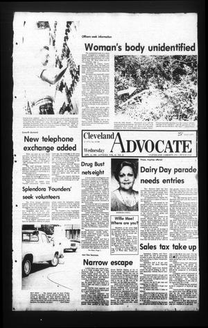 Primary view of object titled 'Cleveland Advocate (Cleveland, Tex.), Vol. 62, No. 31, Ed. 1 Wednesday, April 15, 1981'.