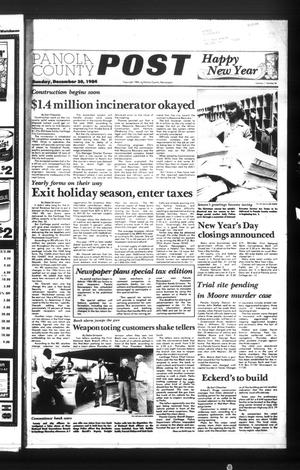 Panola County Post (Carthage, Tex.), Vol. 11, No. 38, Ed. 1 Sunday, December 30, 1984