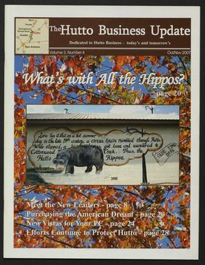 Primary view of object titled 'The Hutto Business Update (Hutto, Tex.), Vol. 3, No. 4, Ed. 1 Monday, October 1, 2007'.