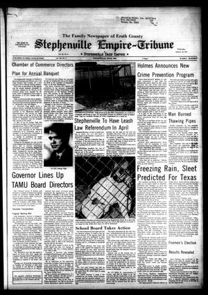 Primary view of object titled 'Stephenville Empire-Tribune (Stephenville, Tex.), Vol. 104, No. 6, Ed. 1 Wednesday, January 10, 1973'.