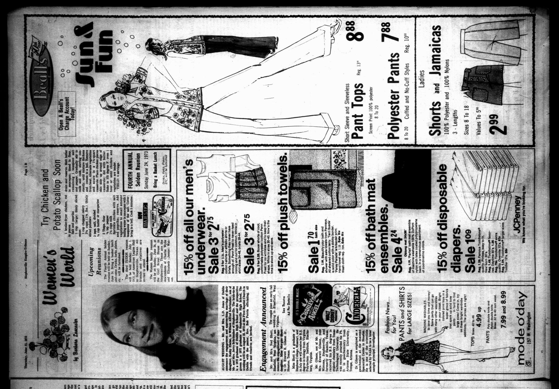 Stephenville Empire-Tribune (Stephenville, Tex.), Vol. 104, No. 117, Ed. 1 Thursday, June 21, 1973
                                                
                                                    [Sequence #]: 5 of 16
                                                