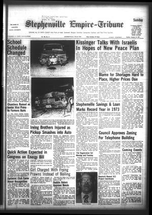 Primary view of object titled 'Stephenville Empire-Tribune (Stephenville, Tex.), Vol. 105, No. 11, Ed. 1 Sunday, January 13, 1974'.