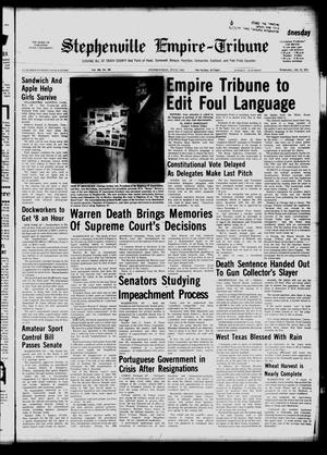 Stephenville Empire-Tribune (Stephenville, Tex.), Vol. 105, No. 164, Ed. 1 Wednesday, July 10, 1974