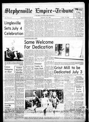 Stephenville Empire-Tribune (Stephenville, Tex.), Vol. 107, No. 142, Ed. 1 Friday, July 2, 1976