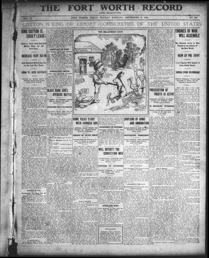 The Fort Worth Record and Register (Fort Worth, Tex.), Vol. 10, No. 323, Ed. 1 Monday, September 3, 1906