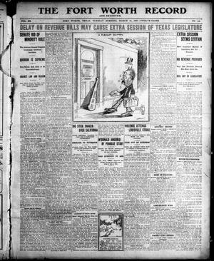 Primary view of object titled 'The Fort Worth Record and Register (Fort Worth, Tex.), Vol. 11, No. 148, Ed. 1 Tuesday, March 12, 1907'.