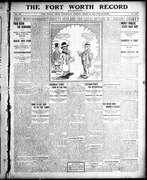 Primary view of object titled 'The Fort Worth Record and Register (Fort Worth, Tex.), Vol. 11, No. 163, Ed. 1 Wednesday, March 27, 1907'.