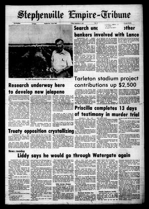 Stephenville Empire-Tribune (Stephenville, Tex.), Vol. [109], No. [22], Ed. 1 Friday, September 9, 1977