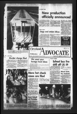 Primary view of object titled 'Cleveland Advocate (Cleveland, Tex.), Vol. 61, No. 89, Ed. 1 Wednesday, November 5, 1980'.