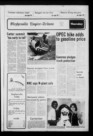 Primary view of object titled 'Stephenville Empire-Tribune (Stephenville, Tex.), Vol. 110, No. 273, Ed. 1 Thursday, June 28, 1979'.