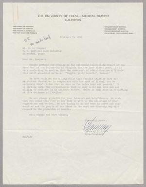 [Letter from Chauncey D. Leake to D. W. Kempner, February 5, 1952]