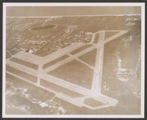 [Photograph of the Galveston Army Air Field Runways]