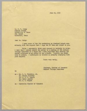 [Letter from I. H. Kempner to H W. Paley, June 10, 1955]