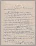 Letter: [Handwritten Letter from Max B. Arnstein to I. H. Kempner, March 22, …