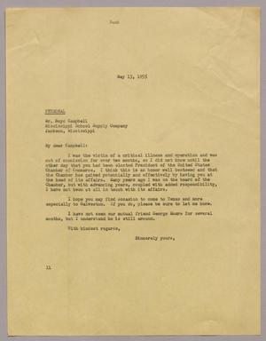 [Letter from I. H. Kempner to Boyd Campbell, May 13, 1955]