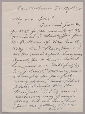 [Letter from Herman Cohen to I. H. Kempner, May 4, 1955]