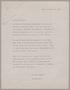 Primary view of [Letter from M. Dobrzynski to Mr. Kempner, November 27, 1955]