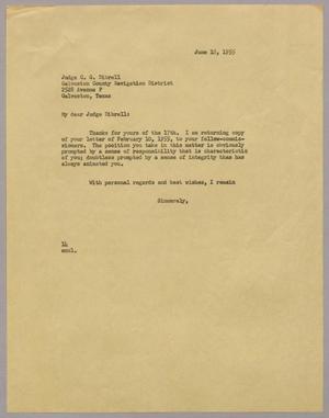 [Letter from I. H. Kempner to Judge C. G. Dibrell, June 18, 1955]