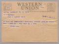 Letter: [Telegram from Donald Day to I. H. Kempner, September 15, 1944]