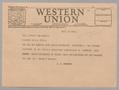 Letter: [Telegram from I. H. Kempner to Orville Bullington, November 13, 1944]