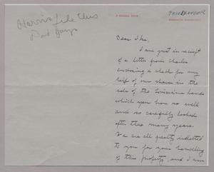 Primary view of object titled '[Letter from Linda Friedlander to I. H. Kempner, April 9, 1955]'.