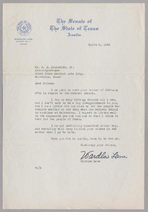 [Letter from Isaac H. Kempner to H. E. Kleinecke, Jr., March 5, 1945]