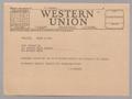 Letter: [Telegram from Isaac H. Kempner and Maco Stewart Jr., March 3, 1945]