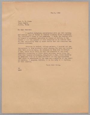 Primary view of object titled '[Letter from I. H. Kempner to W. E. Stone, May 4, 1945]'.