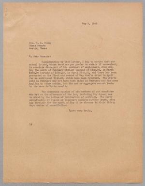 [Letter from I. H. Kempner to W. E. Stone, May 3, 1945]