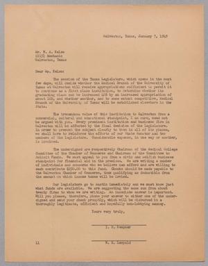 [Letter from I. H. Kempner and N. E. Leopold to W. A. Kelso, January 7, 1949]