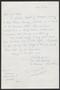 Primary view of [Letter from Mrs. Mark Fishof to Mrs. I. H. Kempner, November 8, 1960]