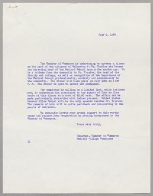 [Letter from I. H. Kempner, July 2, 1956]