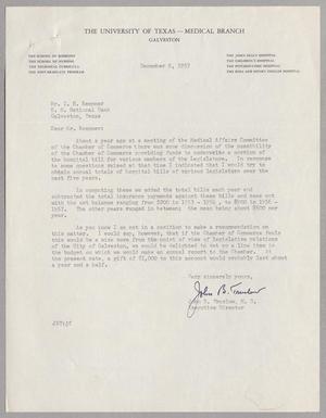 [Letter from John B. Truslow to Isaac H. Kempner, December 9, 1957]