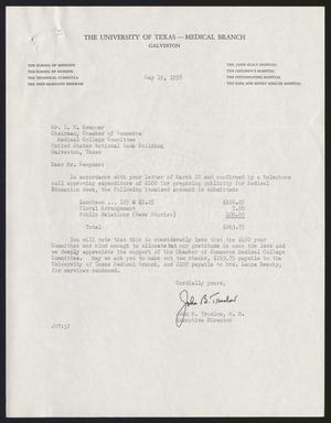 Primary view of object titled '[Letter from John B. Truslow to Isaac H. Kempner, May 19, 1958]'.