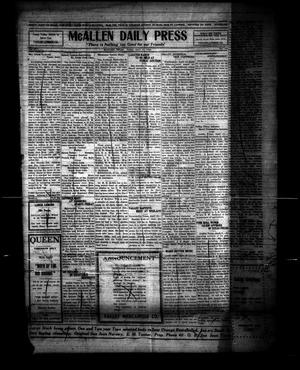 McAllen Daily Press (McAllen, Tex.), Vol. 4, No. 122, Ed. 1 Friday, April 11, 1924