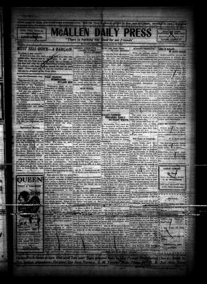 McAllen Daily Press (McAllen, Tex.), Vol. 4, No. 125, Ed. 1 Tuesday, April 15, 1924